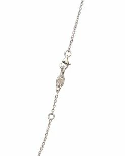 Buy 🔔 Judith Ripka Little Jewels Silver White Topaz Evil Eye Charm Necklace 👩 Women Necklaces ⭐ -Judith Ripka Sales 6030950096 RLLZ 3