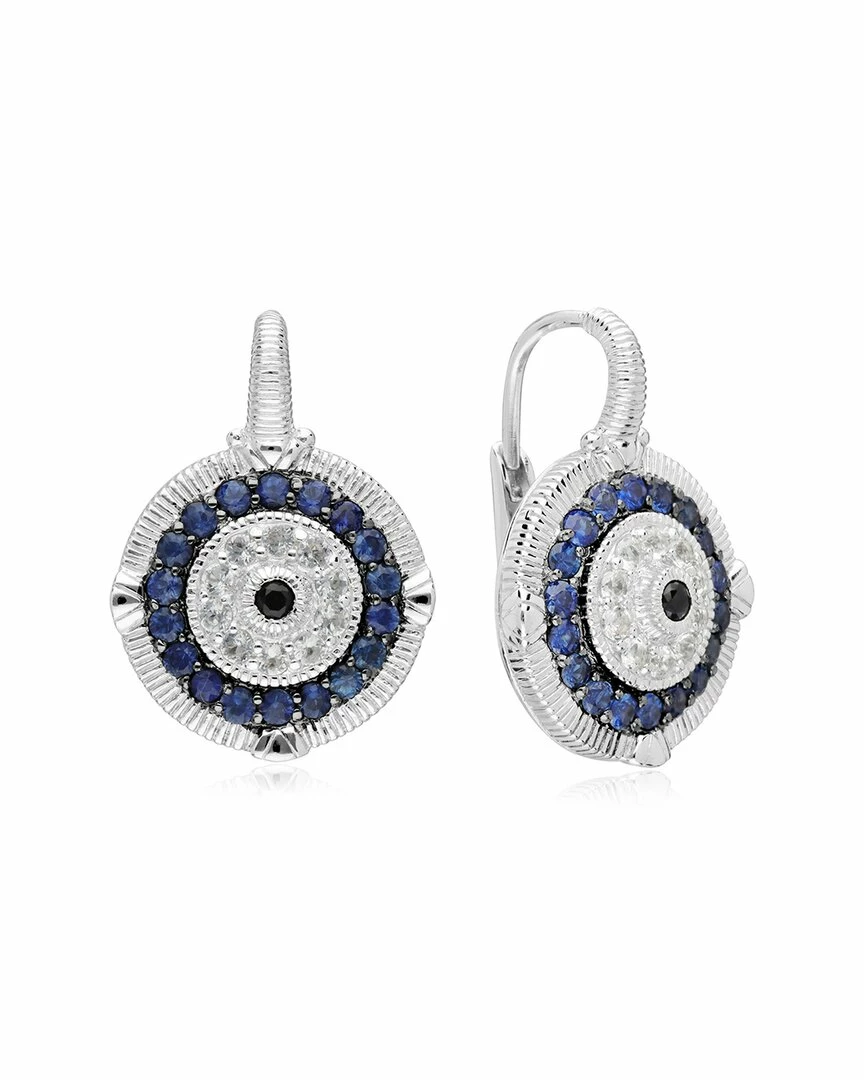 Top 10 ๐ Judith Ripka Lucky Silver Gemstone Evil Eye Earrings ๐ฉ Women ๐ 4 Top 10 ๐ Judith Ripka Lucky Silver Gemstone Evil Eye Earrings ๐ฉ Women ๐ - Image 2