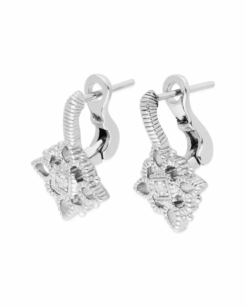 Deals ð¯ Judith Ripka La Petite Silver White Topaz Earrings ð© Women ð€© 4 Deals ð¯ Judith Ripka La Petite Silver White Topaz Earrings ð© Women ð€© - Image 2