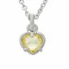 Top 10 💯 Judith Ripka La Petite Silver CZ Heart Pendant Necklace 👩 Women Necklaces 😉 -Judith Ripka Sales 6030950119 RLLZ 1