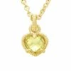 Best Sale 😍 Judith Ripka La Petite 14K Over Silver White Topaz CZ Heart Pendant Necklace 👩 Women Necklaces 😍 -Judith Ripka Sales 6030950120 RLLZ 1