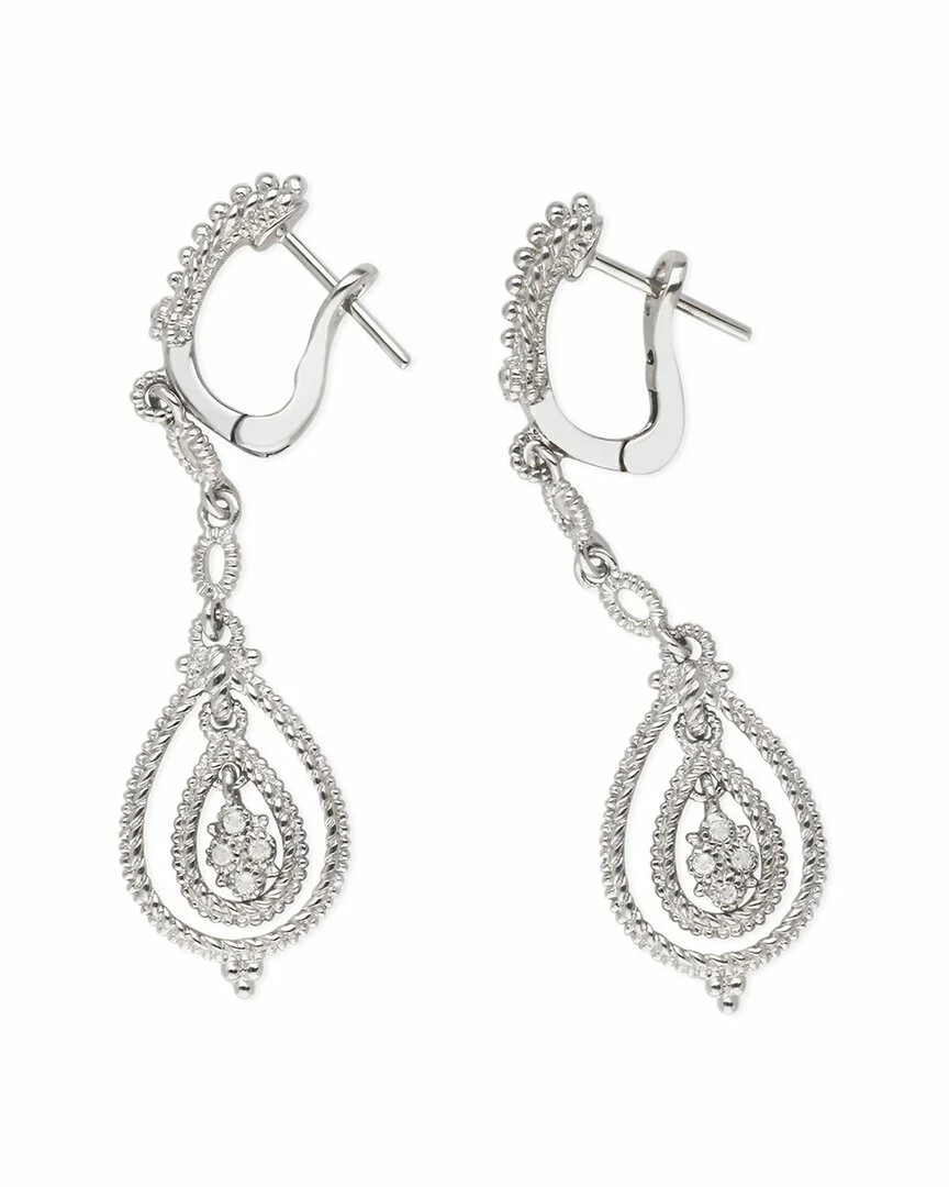 Hot Sale ๐ฅ Judith Ripka La Petite Silver White Topaz Earrings ๐ฉ Women โจ 4 Hot Sale ๐ฅ Judith Ripka La Petite Silver White Topaz Earrings ๐ฉ Women โจ - Image 2