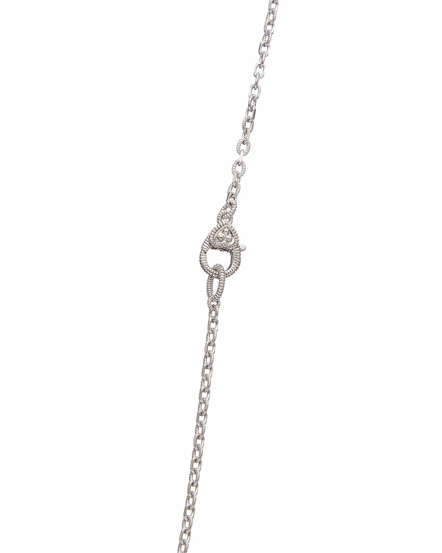 Outlet â Judith Ripka La Petite Silver White Topaz Station Chain Necklace ð© Women Necklaces â 5 Outlet â Judith Ripka La Petite Silver White Topaz Station Chain Necklace ð© Women Necklaces â - Image 3