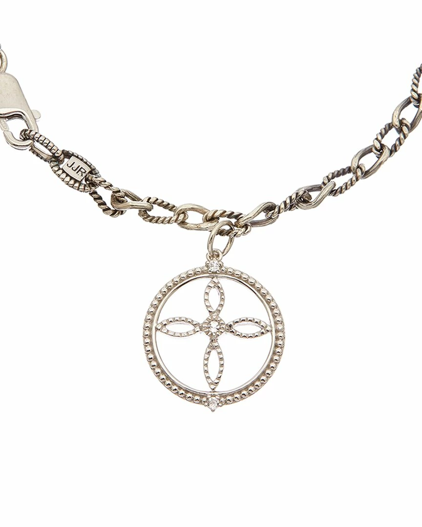 Brand new ๐ Judith Ripka Little Jewels Silver White Topaz Open Cross Bracelet ๐ฉ Women Bracelets ๐ 4 Brand new ๐ Judith Ripka Little Jewels Silver White Topaz Open Cross Bracelet ๐ฉ Women Bracelets ๐ - Image 2