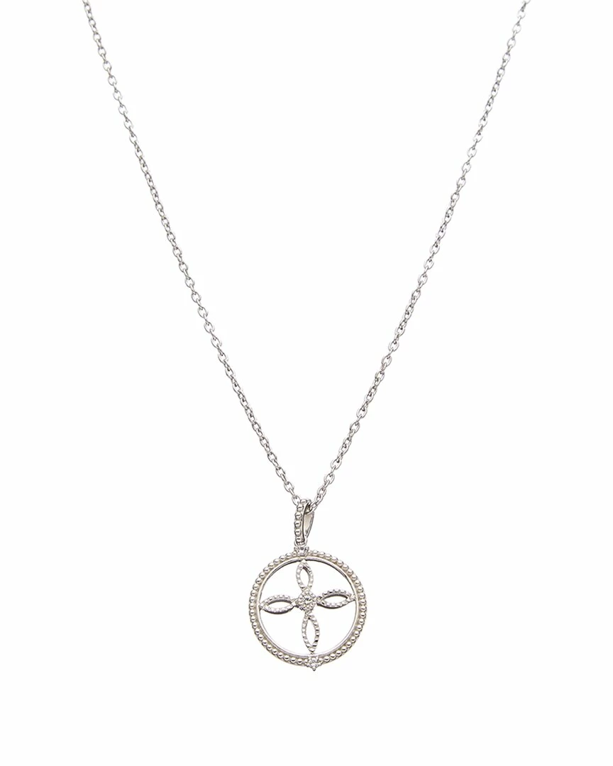 Best Pirce โ Judith Ripka Little Jewels Silver White Topaz Cross Pendant Necklace ๐ฉ Women Necklaces ๐ 3 Best Pirce โ Judith Ripka Little Jewels Silver White Topaz Cross Pendant Necklace ๐ฉ Women Necklaces ๐