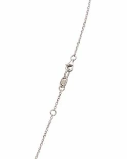 Coupon ✨ Judith Ripka Little Jewels Silver White Topaz Peace Sign Pendant Necklace 👩 Women Necklaces ✔️ -Judith Ripka Sales 6030950148 RLLZ 3