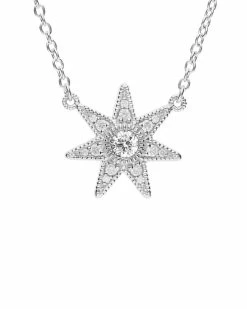 Buy ❤️ Judith Ripka Little Luxuries Silver 0.29 Ct. Tw. White Topaz Pendant Necklace 👩 Women Necklaces ✔️