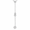 Hot Sale 🛒 Judith Ripka Lore Silver White Topaz Y Necklace 👩 Women Necklaces 🛒 -Judith Ripka Sales 6030950171 RLLZ 1