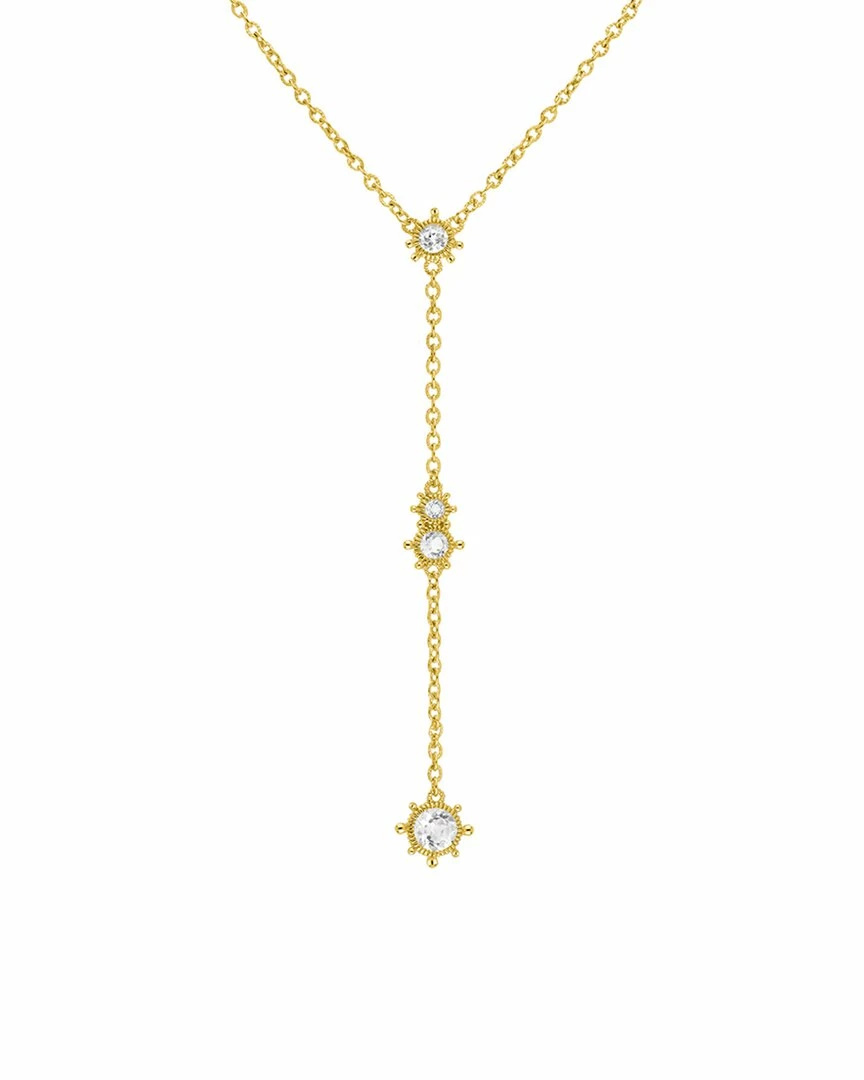 Brand new 𥰠Judith Ripka Lore 14K Over Silver White Topaz Y Necklace ð© Women Necklaces ð 3 Brand new 𥰠Judith Ripka Lore 14K Over Silver White Topaz Y Necklace ð© Women Necklaces ð