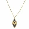 Wholesale 🛒 Judith Ripka Lucky 14K Over Silver Gemstone Evil Eye Pendant Necklace 👩 Women Necklaces 🔔 -Judith Ripka Sales 6030950177 RLLZ 1