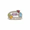 Best reviews of 😉 Judith Ripka Classic Silver Gemstone Multi-Row Ring 👩 Women Rings ✔️ -Judith Ripka Sales 6030950183 RLLZ 1
